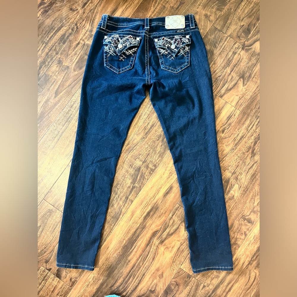 Miss Me Embellished Bling Easy Skinny Women’s Jeans Size 29